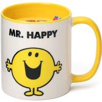 Mr. Men And Little Miss Mr Happy Lemon & Ginger Scented Reusable Mug Candle in Yellow | Size: Medium
