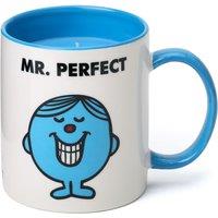 Mr. Men And Little Miss Mr Perfect Oud & Bergamot Scented Reusable Mug Candle in Blue | Size: Medium
