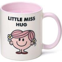 Mr. Men And Little Miss Little Miss Hug White Chocolate & Rose Scented Reusable Mug Candle in Pink | Size: Medium