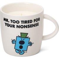 Mr. Men And Little Miss Mr Grumpy Spice & Wood Mug Scented Mug Candle in Blue | Size: Medium