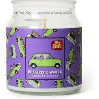 Mr Bean Blueberry & Vanilla Scented Candle 140g (1-Wick) in Purple | Size: Small