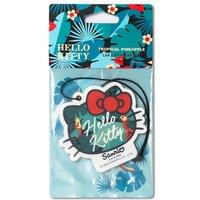 Hello Kitty Scented Hanging Car Air Freshener Tropical Pineapple Scent in Green | Size: Small