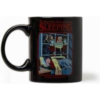 Steven Rhodes He Sees You When You're Sleeping Black Mug Candle - Cinnamon & Clove | Size: Medium