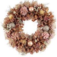 Garden Greatness Dusky Pine Cone Bauble Door Wreath | Size: 1 Pack