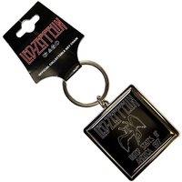 Led Zeppelin 1977 USA Tour Keychain Keyring in Black