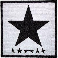 David Bowie Blackstar On White Woven Patch