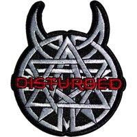 Disturbed Band Logo Woven Patch in Black
