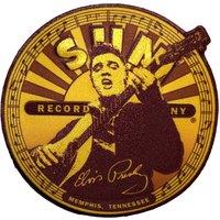 Elvis Presley Label Woven Patch in Brown