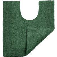 Allure Bath Fashions Elegance Reversible Heavyweight Pedestal Mat in Dark Green | Size: Bath Mat