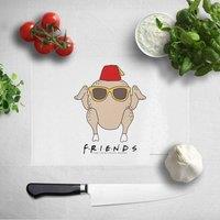 Friends Turkey Chopping Board in White