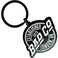 Bad Company Est 1973 Circle Logo keyring Keychain in Black