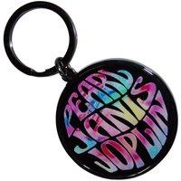 Janis Joplin Pearl Emblem Colour keyring Keychain in Black