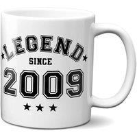 Bad Zebedee Legend Since 2010 16th Birthday Mug in Black | Size: 300ml