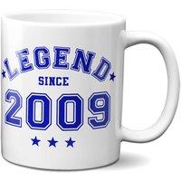 Bad Zebedee Legend Since 2010 16th Birthday Mug in Blue | Size: 300ml