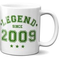 Bad Zebedee Legend Since 2010 16th Birthday Mug in Green | Size: 300ml