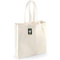 Westford Mill Cotton Classic Shopper Bag (21 Litres) in Natural