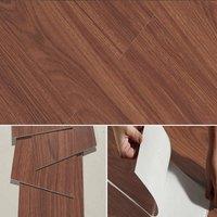 Gr8 Home 5m Floor Planks Tiles Self Adhesive PVC Flooring Dark Brown M15
