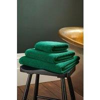 CHRISTY 'Brixton' Luxury Textured 100% Cotton Towels in Emerald