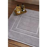 CHRISTY 'Brixton' Luxury 100% Cotton Bath Mats in Light Grey