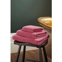 CHRISTY 'Brixton' Luxury Textured 100% Cotton Towels in Light Red