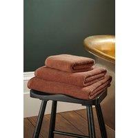 CHRISTY 'Brixton' Luxury Textured 100% Cotton Towels in Terracotta