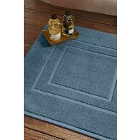 CHRISTY 'Brixton' Luxury 100% Cotton Bath Mats in Blue