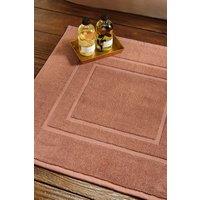 CHRISTY 'Brixton' Luxury 100% Cotton Bath Mats in Terracotta