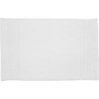 CHRISTY 'Serene' Pastel 100% Combed Cotton Bath Mat in White