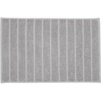 CHRISTY 'Signum' Heavyweight 100% Combed Cotton Bath Mat in Light Grey