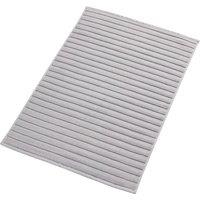 CHRISTY 'Cirrus' Lightweight Fluffy Softloft 100% Cotton Bath Mat in Light Grey