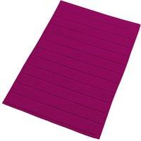 CHRISTY 'Signum' Heavyweight 100% Combed Cotton Bath Mat in Plum
