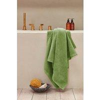 CHRISTY 'Cirrus' Lightweight Fluffy Softloft 100% Cotton Towels in Green | Size: Bath Sheet