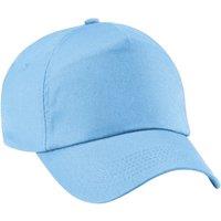 Beechfield Plain Original 5 Panel Baseball Cap in Baby Blue