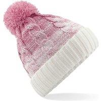 Beechfield Ombre Styled Beanie in Light Pink