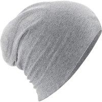 Beechfield Hemsedal Cotton Slouch Beanie in Grey