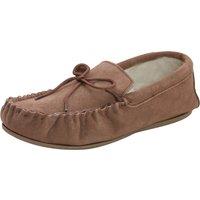 Eastern Counties Leather Wool-blend Hard Sole Moccasins in Camel | Size: 1