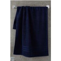 Catherine Lansfield 'Zero Twist' Bath Towel in Navy