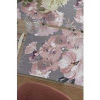 Catherine Lansfield 'Dramatic Floral' Place Mat Pair in Grey