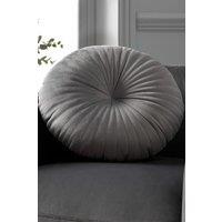 Catherine Lansfield 'Round' Cushion in Grey | Size: 40 cm x 40 cm