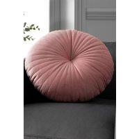 Catherine Lansfield 'Round' Cushion in Pink | Size: 40 cm x 40 cm