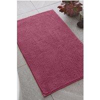 Catherine Lansfield 'Bobble' Bath Mat in Raspberry