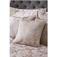 Catherine Lansfield 'Damask Jacquard' Cushion in Gold | Size: 43 cm x 43 cm