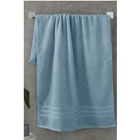 Catherine Lansfield 'Zero Twist' Bath Sheet in Blue