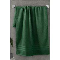 Catherine Lansfield 'Zero Twist' Bath Sheet in Dark Green