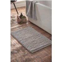 Bianca 'Aspen Bobble' Bath Mat in Grey
