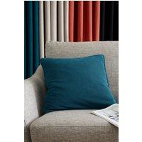 Catherine Lansfield 'Wilson Velvet' Cushion in Green | Size: 45 cm x 45 cm