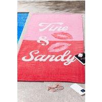 Sassy B 'Fine & Sandy' Cotton Beach Towel in Pink