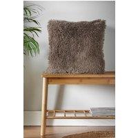 Catherine Lansfield 'Cuddly' Faux Fur Cushion in Natural | Size: 45 cm x 45 cm