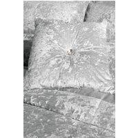 Catherine Lansfield Crushed Velvet Cushion in Silver | Size: 55 cm x 55 cm
