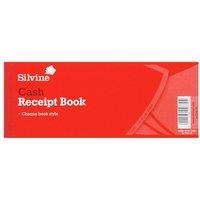 Silvine Cheque Book Style 40 Sheets Receipt Book in Red